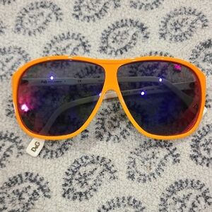 Dolce & Gabbana Orange Sunglasses with Purple Lenses Dolce & Gabbana Orange Reborn To Live Sunglasses Dolce & Gabbana main image 2